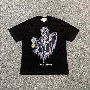 Warren Lotas Dark Time Theme Black T Shirt